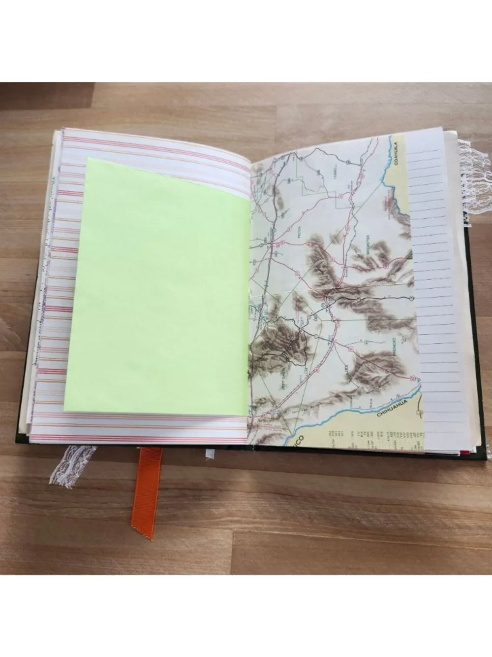 Junk Journal Handmade Hardcover Hand Bound 162 pages
